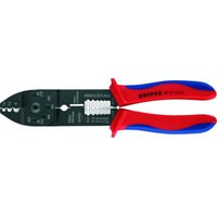 Knipex Crimpzange brüniert mit Mehrkomponenten-Hüllen 230mm Kapazität 0,5-6mm² von Knipex