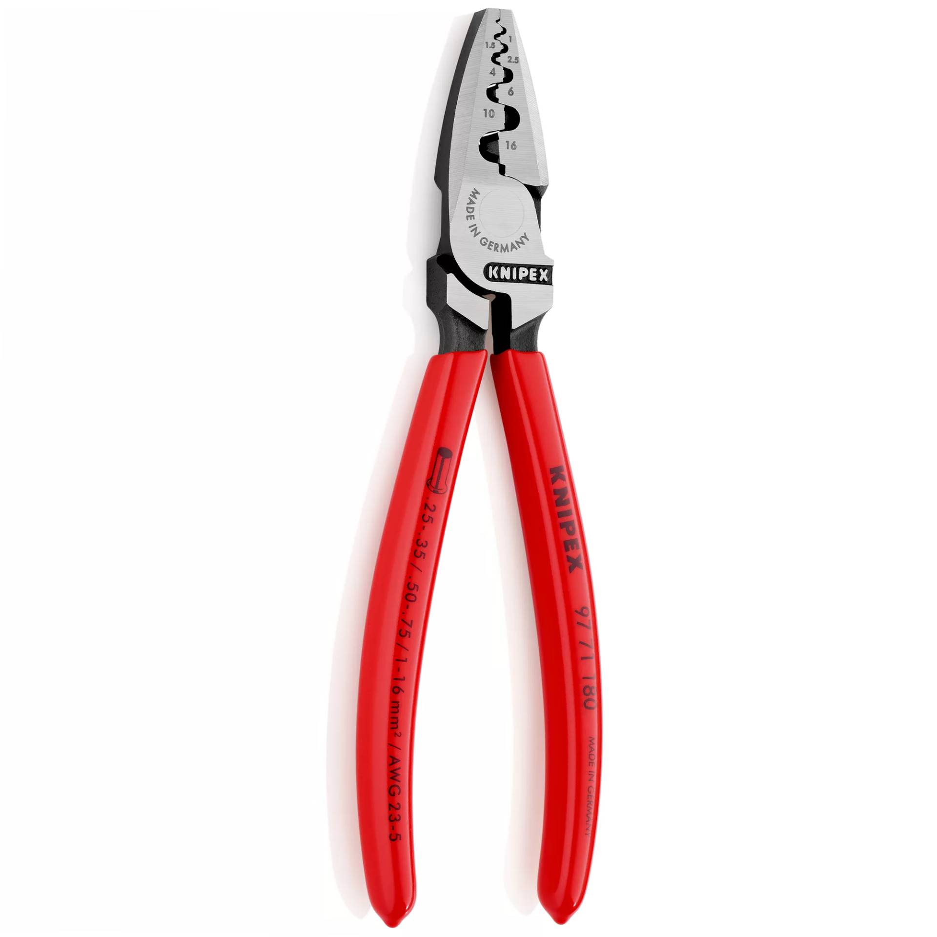 Knipex Crimpzange für Aderendhülsen 180 mm Knipex Crimpzange für Aderendhülsen 180 mm von Knipex