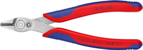 Knipex Electronic Super Knips® XL mit Mehrkomponenten-Hüllen 140 mm (SB-Karte/Blister) 78 03 140 SB von Knipex