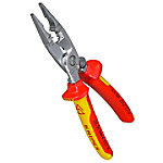 Knipex Elektroinstallationszange 13 96 200 Rot, Gelb von Knipex