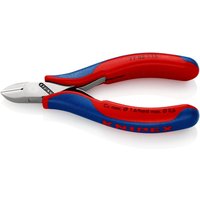 KNIPEX 77 02 115 Elektronik-Seitenschneider mit durchgestecktem Gelenk mit Mehrkomponenten-Hüllen 115 mm von Knipex