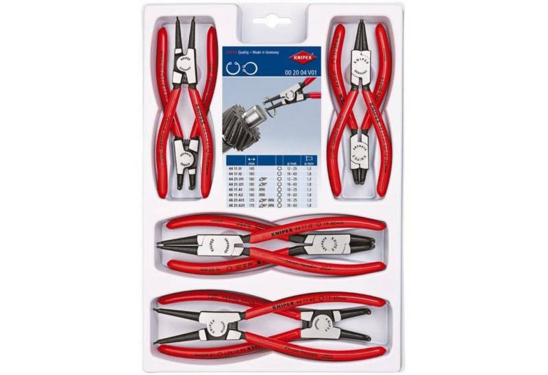 Knipex Greifzange KNIPEX Sicherungsringzangen-Set 00 20 04 V01 Knipex Greifzange KNIPEX Sicherungsringzangen-Set 00 20 04 V01 von Knipex