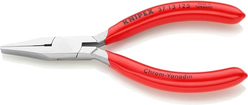 Knipex Greifzange für Feinmechanik verchromt, mit Kunststoff überzogen 125 mm 37 13 125 von Knipex