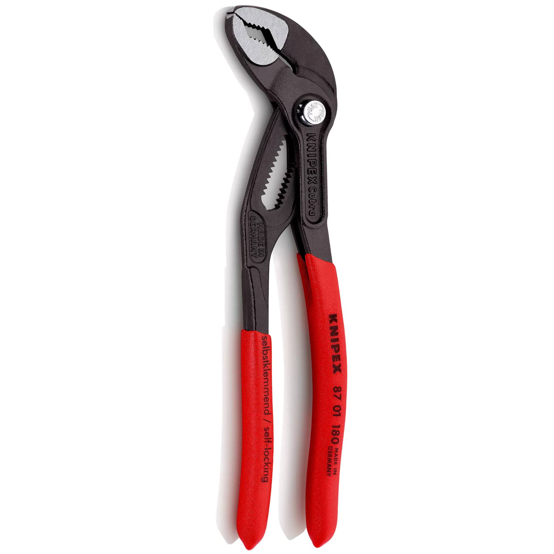 Knipex Hightech-Wasserpumpenzange 'Cobra®' grau atramentiert 180 mm von Knipex