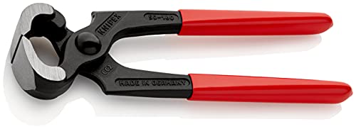 KNIPEX Kneifzange auf SB-Karte mit Kunststoff überzogen schwarz atramentiert 160 mm, 50 01 160 SB von KNIPEX