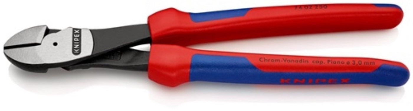 Knipex Kraftseitenschneider KNIPEX 74 02 250 Kraftseitenschneider Länge 250 mm poliert Form 0 Co von Knipex