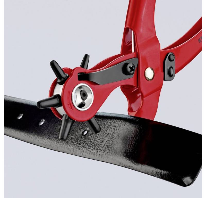 Knipex Lochzange Knipex 90 70 220 Revolverlochzange 2 mm, 2.5 mm, 3 mm, 3.5 mm, 4 mm von Knipex