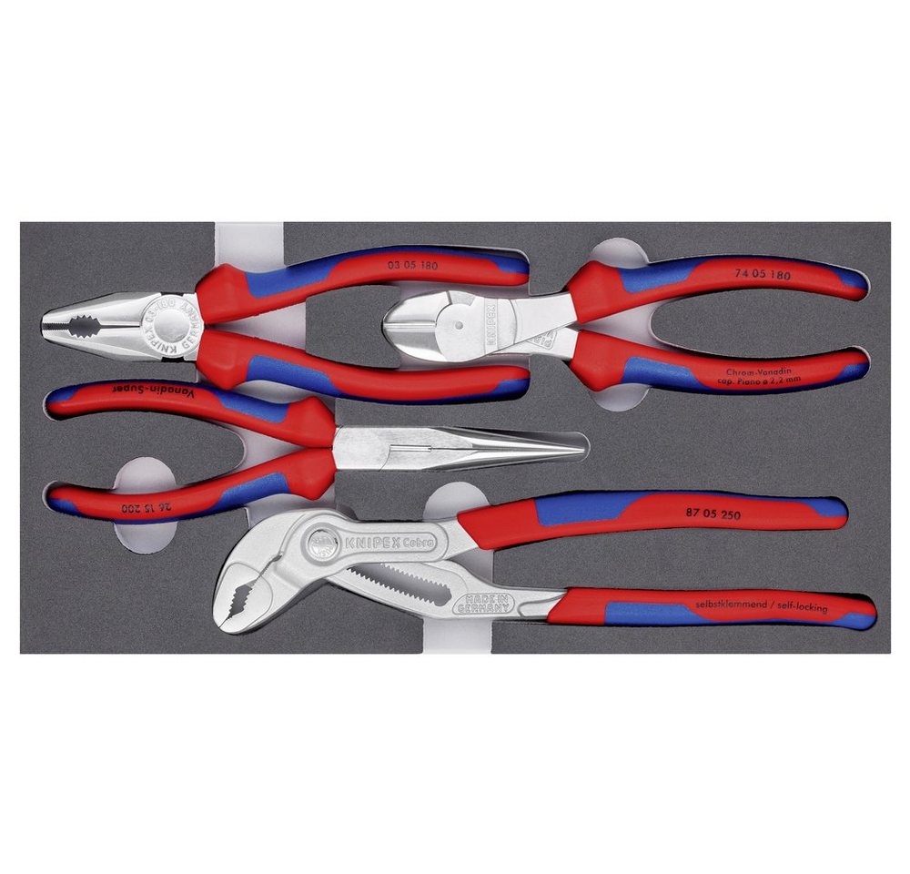 Knipex Zangenset Knipex 00 20 01 V17 Werkstatt Zangen-Set von Knipex