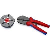 KNIPEX 97 33 01 MultiCrimp® Crimpzange mit Wechselmagazin brüniert 250 mm von Knipex