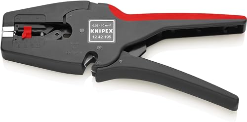 KNIPEX MultiStrip 10 Automatische Abisolierzange in Blister 195 mm, 12 42 195 SB von KNIPEX
