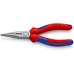 Knipex Nadelzange 25 02 160 Vanadium Elektrostahl 50 mm Blau, Silber, Rot von Knipex