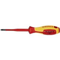 Knipex Phillips® 98 24 02 SL VDE Kreuzschlitz-Schraubendreher PH 2 Klingenlänge: 100mm von Knipex