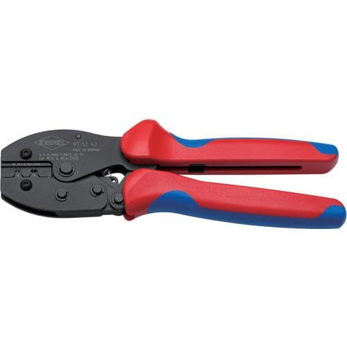 Knipex PreciForce Crimpzange für MC4/MC4 EVO 2 Stecker, 220 x 63 x 23 mm Größe von KNIPEX