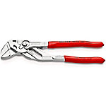 Knipex Schraubenschlüsselzange 86 03 180 Chrom Vanadium Elektrostahl 180 mm Silber, Rot von Knipex