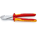 Knipex Seitenschneider 74 06 250 Chrom Vanadium Stahl 250 mm Rot, Gelb von Knipex