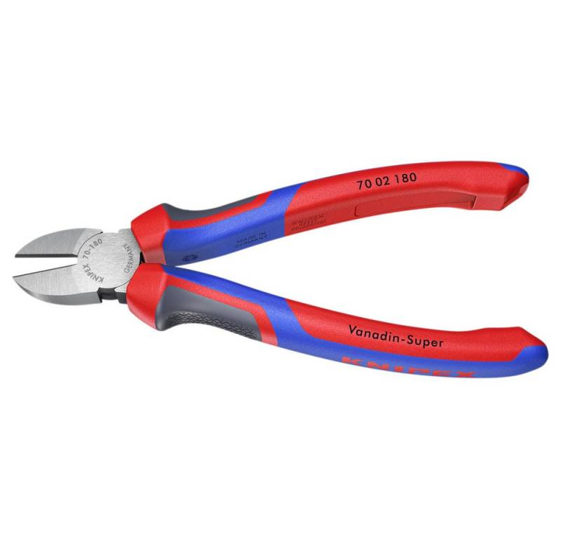 Knipex Seitenschneider Knipex 70 02 180 Werkstatt Seitenschneider mit Facette 180 mm von Knipex