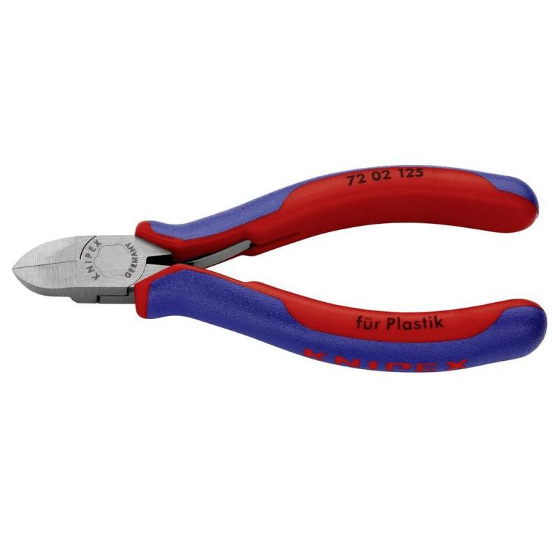 Knipex Seitenschneider Knipex 72 02 125 Werkstatt Kunststoffseitenschneider ohne Facette 125 von Knipex