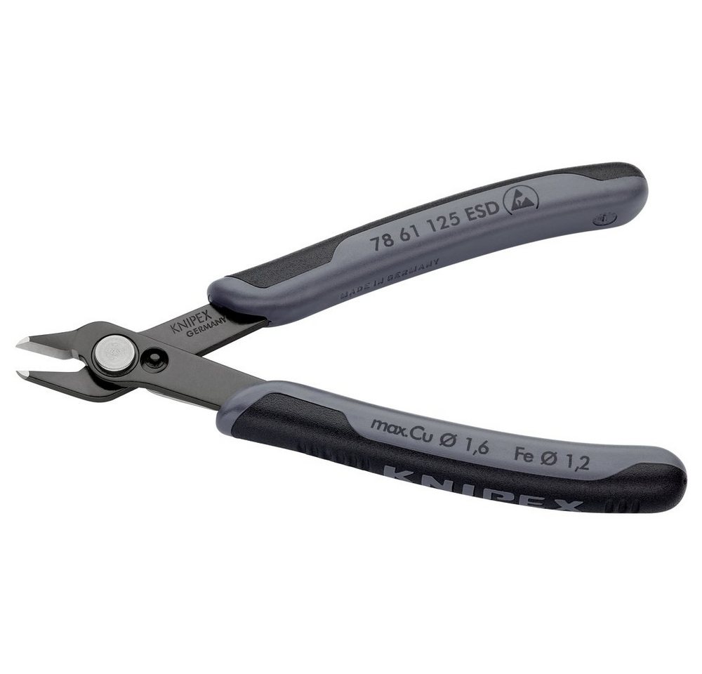 Knipex Seitenschneider Knipex Super-Knips 78 61 125 ESD ESD Printzange ohne Facette 125 mm Knipex Seitenschneider Knipex Super-Knips 78 61 125 ESD ESD Printzange ohne Facette 125 mm von Knipex