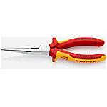 Knipex Seitenschneidezange mit Schnepfen 26 16 200 Chrom Vanadium Elektrostahl 73 mm Rot, Gelb von Knipex