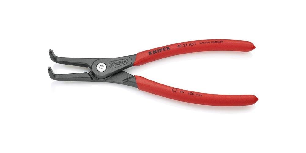 Knipex Sicherungsringzange Außensicherungsringzange A 31 für Wellen Ø 40 - 100 mm Länge 210 mm von Knipex