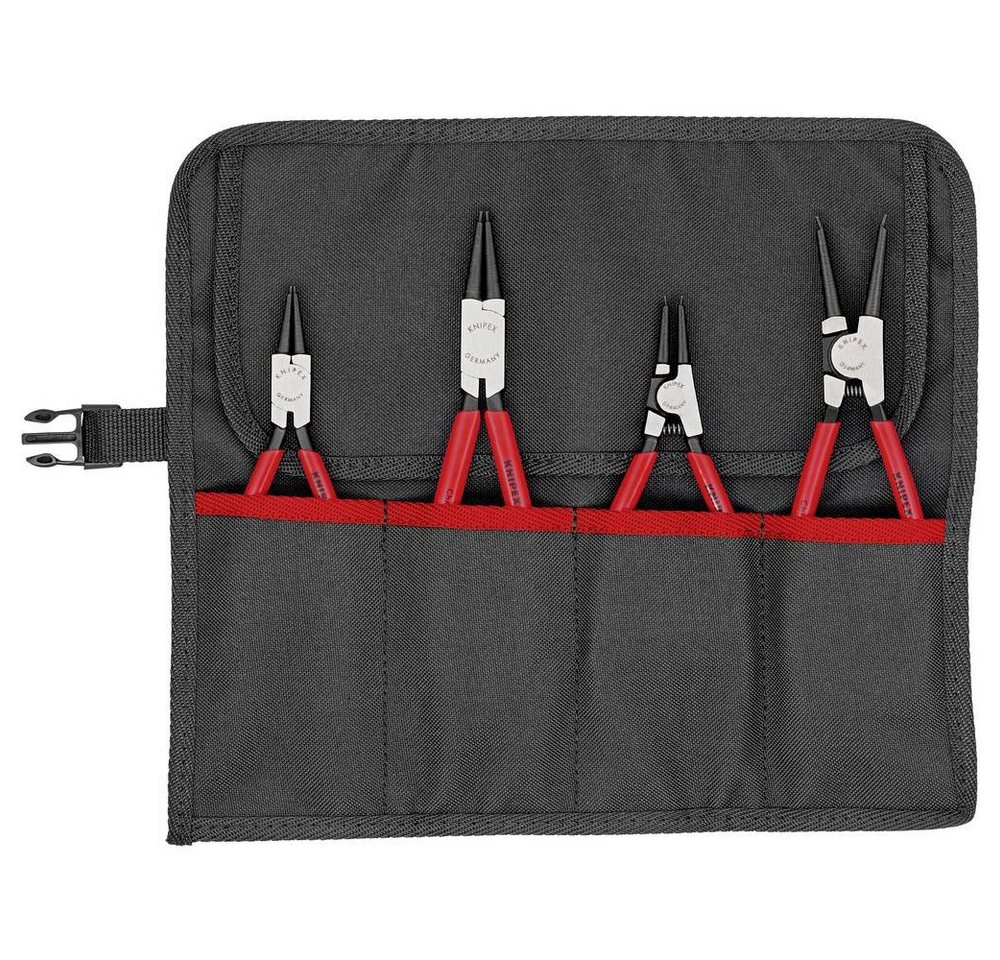 Knipex Sicherungsringzange Sicherungsringzangen-Set 4tlg. in Rolltasche von Knipex