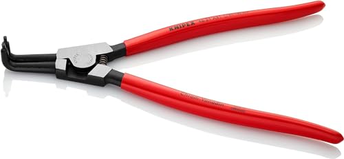 KNIPEX Sicherungsringzange für Außenringe auf Wellen auf SB-Karte mit Kunststoff überzogen schwarz atramentiert 300 mm, 46 21 A41 SB von KNIPEX