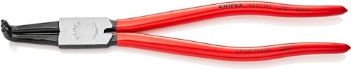 KNIPEX Sicherungsringzange für Innenringe in Bohrungen auf SB-Karte mit Kunststoff überzogen schwarz atramentiert 300 mm, 44 21 J41 SB von KNIPEX