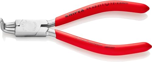KNIPEX Sicherungsringzange für Innenringe in Bohrungen mit Kunststoff überzogen verchromt 130 mm 44 23 J11 von KNIPEX