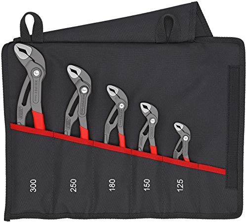 KNIPEX 5 Pc Pliers Cobra Set in Tool Roll von Knipex