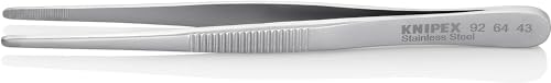 KNIPEX Universalpinzette Geriffelt Mattiert 120 mm, 92 64 43 von KNIPEX