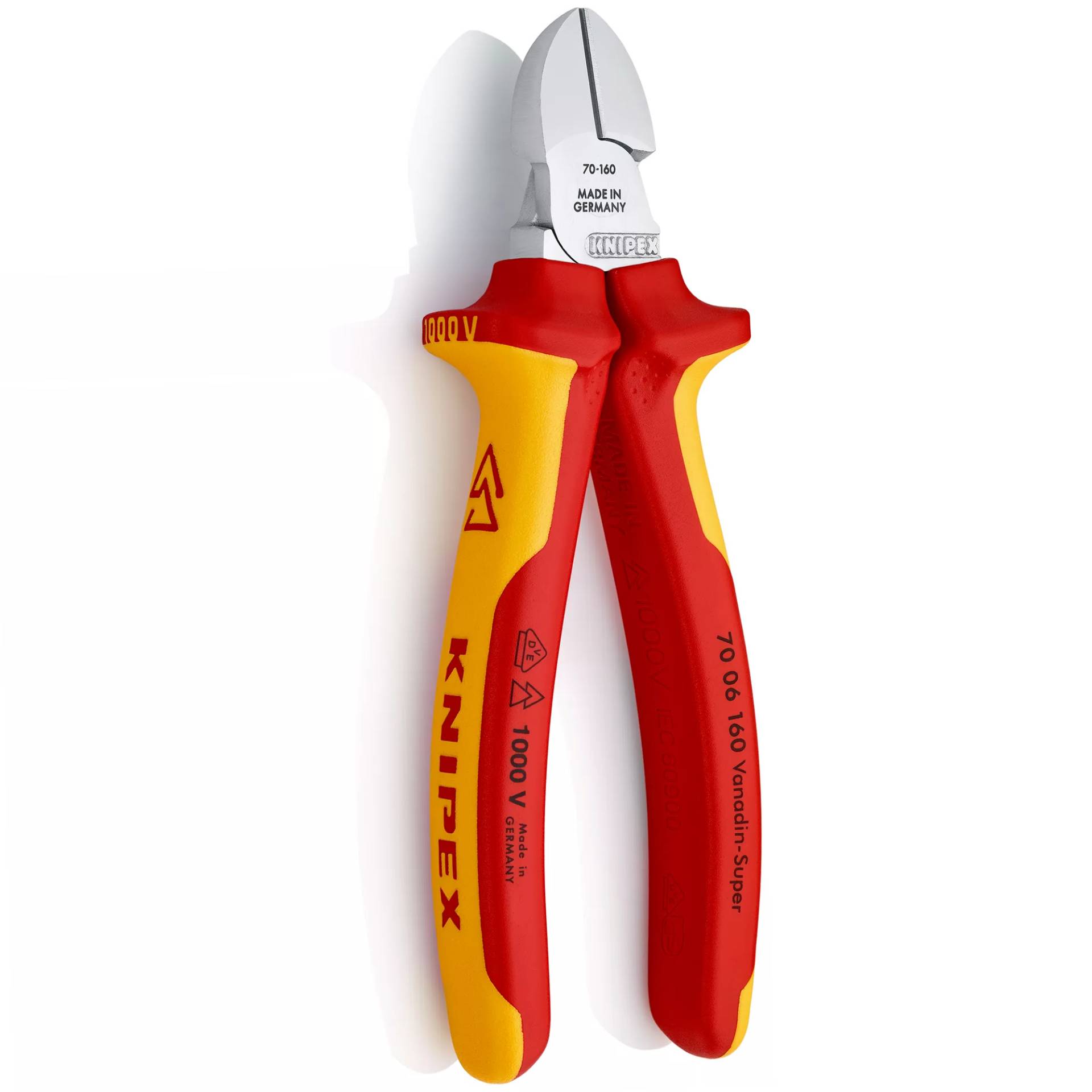 Knipex VDE-Seitenschneider verchromt 160 mm Knipex VDE-Seitenschneider verchromt 160 mm von Knipex