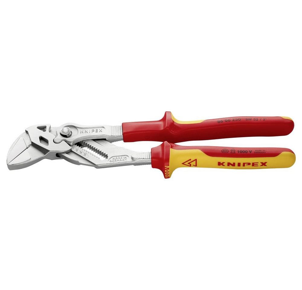 Knipex Wasserpumpenzange VDE-Zangenschlüssel verchromt 250 mm von Knipex