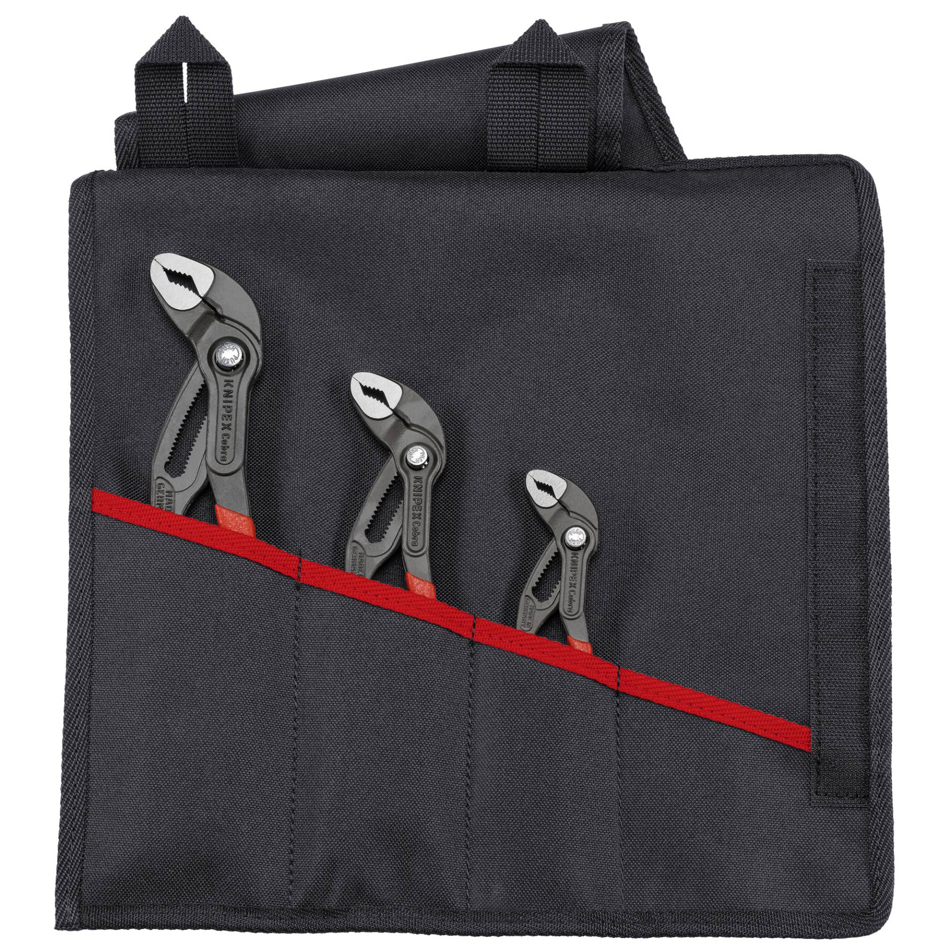 Knipex Wasserpumpenzangen-Set 'Cobra' schwarz/rot 3-teilig Knipex Wasserpumpenzangen-Set 'Cobra' schwarz/rot 3-teilig von Knipex