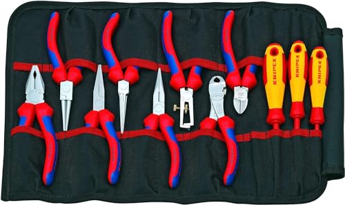 Knipex Werkzeug-Rolltasche 11-teilig 00 19 41 von Knipex