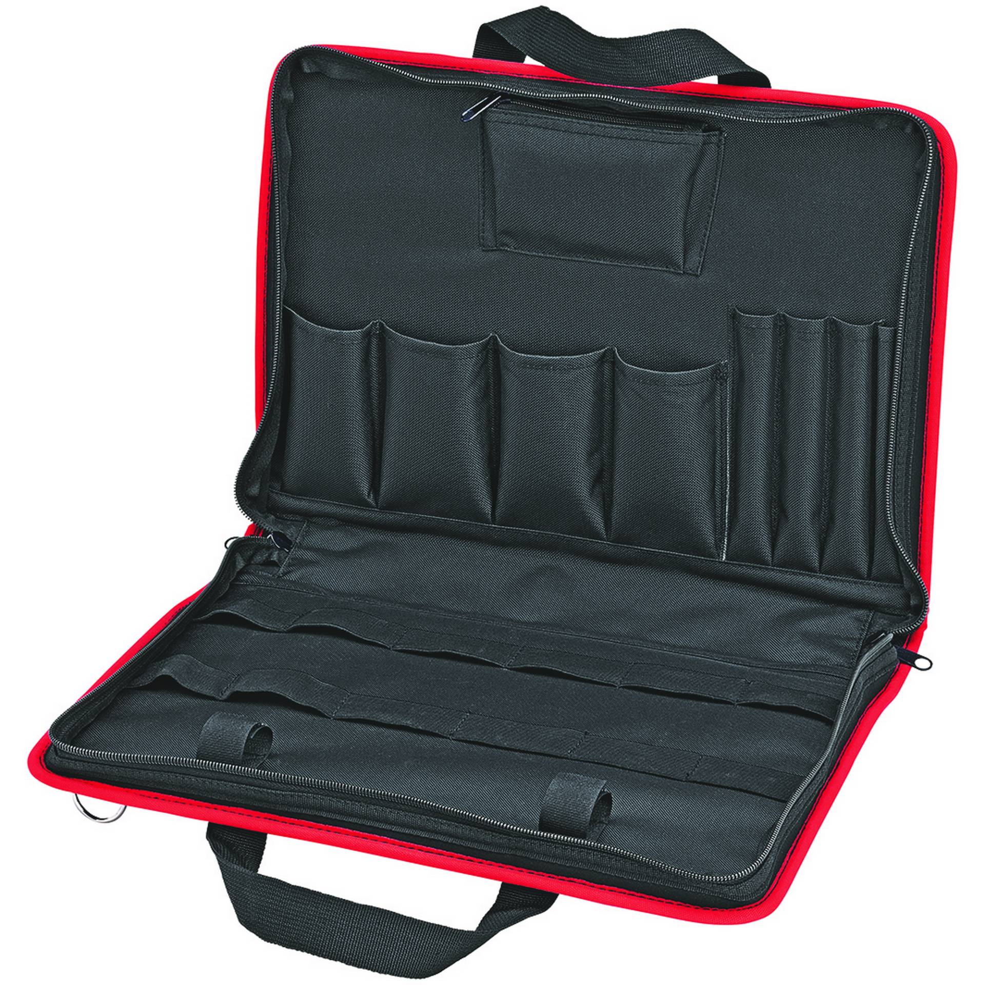 Knipex Werkzeugtasche 'Kompakt' schwarz/rot 41 x 6 x 29 cm Knipex Werkzeugtasche 'Kompakt' schwarz/rot 41 x 6 x 29 cm von Knipex