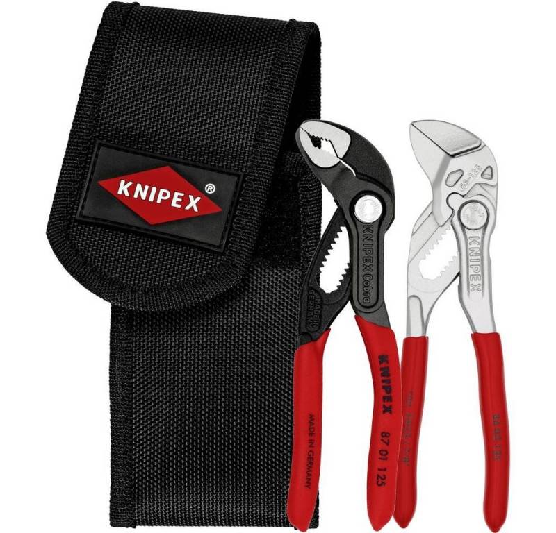 Knipex Zangenset Mini-Zangenset in Werkzeuggürteltasche 00 20 72 V04 von Knipex