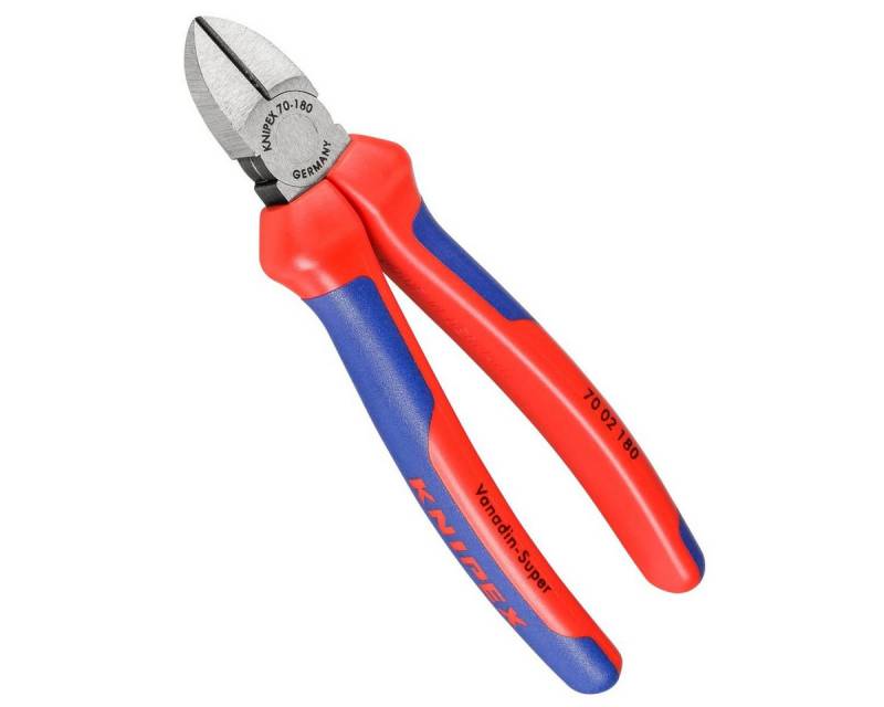 Knipex Zangenset Seitenschneider atramentiert poliert 180 von Knipex