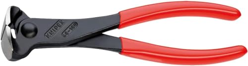 Knipex Vornschneider schwarz atramentiert, mit Kunststoff überzogen 180 mm 68 01 180 von Knipex