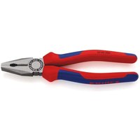 Kombizange Kombinationszange atramentiert Mehrkomponenten-Hüllen, Länge: 03 02 200 200mm - Knipex von Knipex