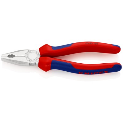 Kombizange 03 05 180 verchromt Mehrkomponenten 180mm von Knipex