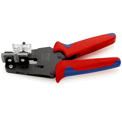 Präzisions-Abisolierzange 12 12 14 brüniert Mehrkomp. AWG 26-16 195mm von Knipex