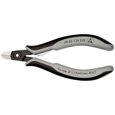 Präzisions-Elektronik-Seitenschneider 79 02 125 ESD pol. Mehrkomp. 125mm Präzisions-Elektronik-Seitenschneider 79 02 125 ESD pol. Mehrkomp. 125mm von Knipex