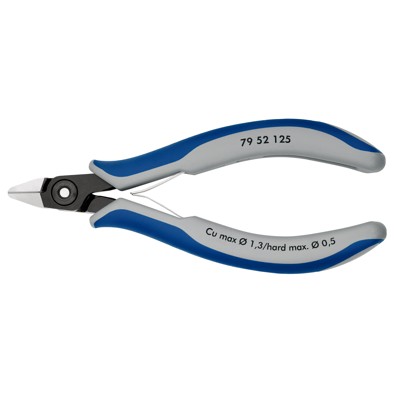 Präzisions-Elektronik-Seitenschneider 79 52 125 poliert Mehrkomp. 125mm von Knipex