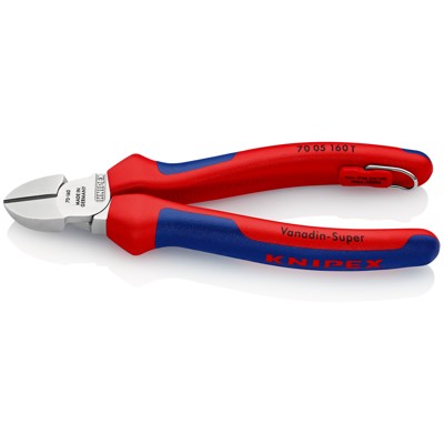 Seitenschneider 70 05 160 T verchromt Mehrkomponenten mit Öse 160mm von Knipex