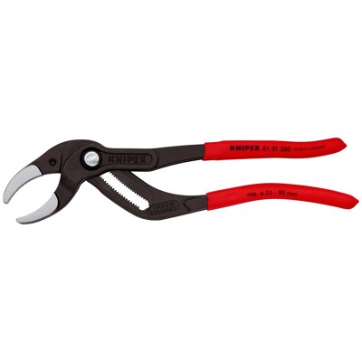 Siphonzange 81 01 250 schwarz atramentiert kunststoffüberzogen 250mm von Knipex
