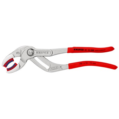 Siphonzange 81 13 250 SB verchromt kunststoffüberzogen 250mm von Knipex