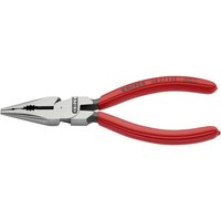 08 21 145 Spitz-Kombizange poliert mit Kunststoff überzogen 145 mm - Knipex von Knipex