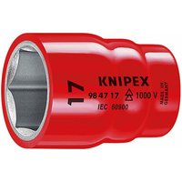 Steckschlüsseleinsatz für Sechskantschrauben mit Innenvierkant 1/2 vde sw 12 - Knipex von Knipex