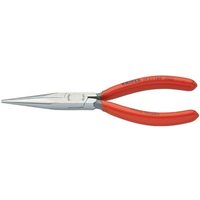 Telefonzange DIN ISO 5745 Gesamt-L.160mm pol.Ku.-Überzug flachrund KNIPEX von Knipex