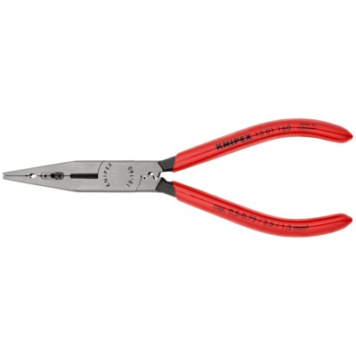 Verdrahtungszange 13 01 160 poliert kunststoffüberzogen 160mm von Knipex